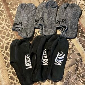 6 Pairs of Vans No Show Socks